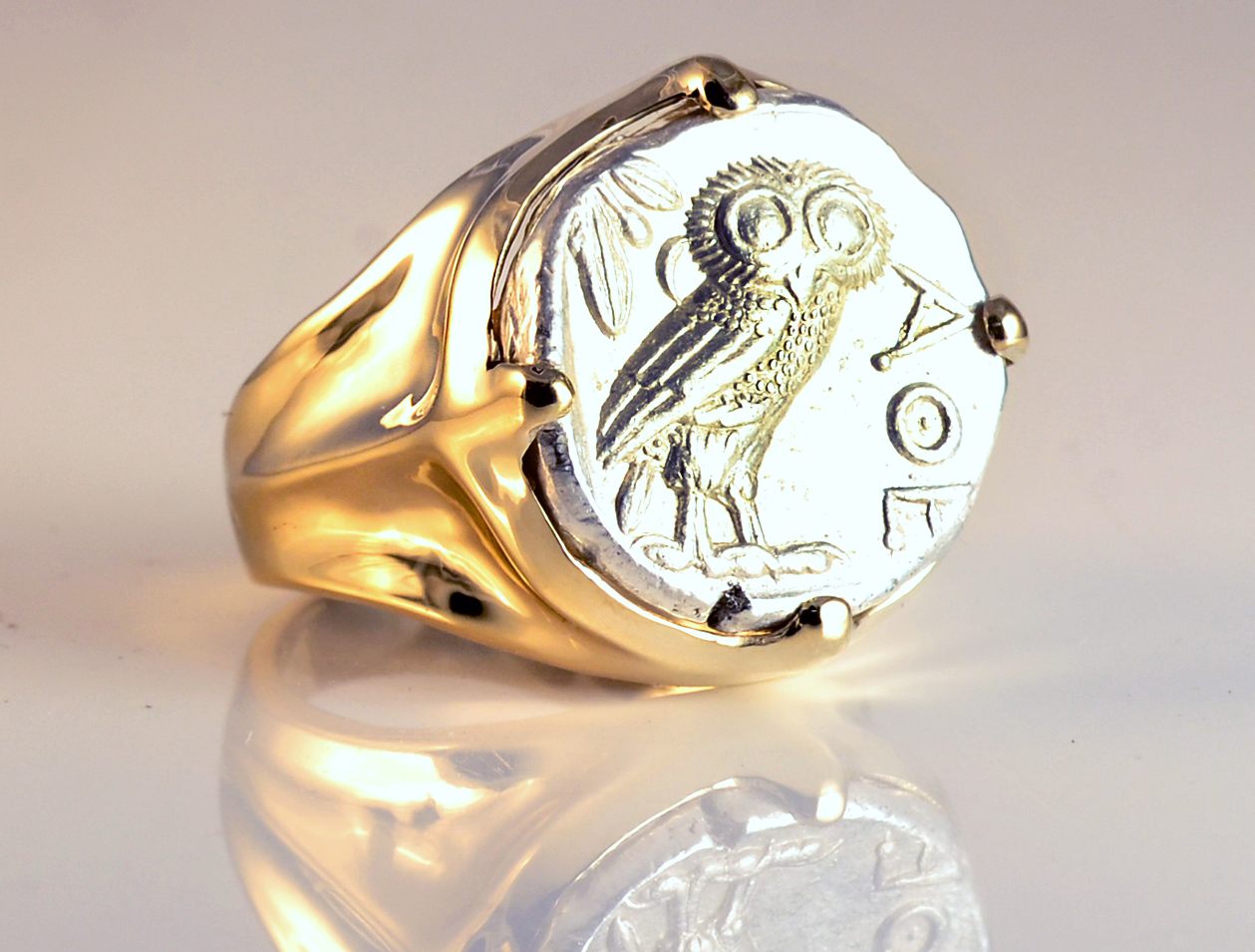 ANCIENT COINS CR164 ATHENS OWL TET